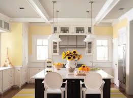 White Cabinets Yellow Walls Marble Counters Yellow Kitchen Walls Kitchen Design Color Kitchen Color Trends