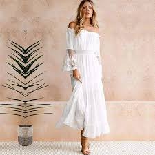 They have all sorts of styles including floor length maxi dresses, short mini dresses, professional businesswear dresses, summer dresses, little black dresses, formal dresses. Boho Sexy Lace Beach Maxi Long Dress