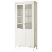 Hemnes Element Avec Porte Panneau Verre Teinte Blanc Ikea Hemnes Schrank Glasschrankturen Lagerschranke