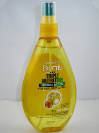 It nourishes the hair and makes them stronger. Garnier Fructis Triple Nutrition Miracle Dry Oil For Hair Body Review Musings Of A Muse