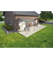 Le coperture possono essere anche in policarbonato trasparente alveolare. Pergola Emilia In Alluminio Grigio E Policarbonato Alveolare Trasparente 2 95 X 3 05 M