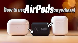 When the status light in the front of your airpods case blinks white, you can let go of the button. How To Pair Airpods To Devices Without Bluetooth Youtube