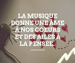 La Musique Donne Une Ame A Nos Cœurs Et Des Ailes A La Pensee Bienchanter Si Vous Souhaitez Des Cours De Chan Citations Musique Belles Citations Citation