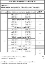Kalendar kuda & takwim buka persekolahan. Kalendar Cuti Sekolah 2015 Malaysia Amirul