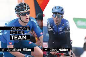 Gino mader wins stage 8 (image credit: Team Bahrain Mclaren Sign Gino Mader And Jonathan Milan Team Bahrain
