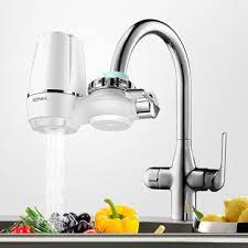 Place the tap next to the existing kitchen tap and install the filter under the sink. Konka Faucet Water Filter Elements Washable Filtration Kitchen Basin Tap Purifier Fit Most Faucets Sale Banggood Com