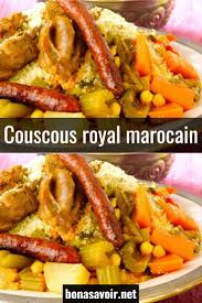 Couscous Royal Marocain Page 2 Bon A Savoir Moroccan Couscous Marocain Food Couscous