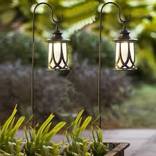 The horn hook has 2 sizes to choose(47inch/31inch), each hook has 3 extenders for different height options. Shepherd Hook Solar Lights Wayfair