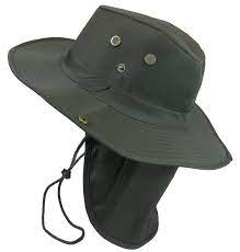 Military Camouflage Boonie Bush Safari Outdoor Fishing Hiking Hunting Boating Snap Brim Hat Sun Cap With Neck Flap Check Out Brim Hat Sun Cap Military Camo