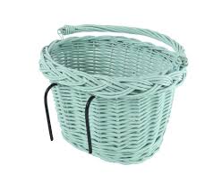 Wiklibox Weidenfahrradkorb Fur Kinder An Den Haken In Gruner Etsy Bicycle Basket Wicker Baskets Wicker Laundry Basket