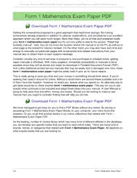 Mathematics Form 1 Pdf Fill Online Printable Fillable Blank Pdffiller