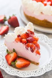 This No Bake Strawberry Cheesecake Is Light Fluffy And Loaded With Strawberry Puree And Strawber Sweet Recipes Strawberry Dessert Recipes Dessert Recipes Easy