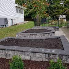 Cinder blocks, stacked stone, bricks, and recycled wood are all excellent materials for creating a raised garden bed along a wall. Des Moines Landscape Design 4 Benefits Of Raised Garden Beds