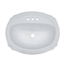 porcelain ceramic vanity drop in