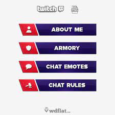 Cool twitch panel creator for a sports fanatic gamer. 120 Free Twitch Panels For Streamers Graphic Design Resources