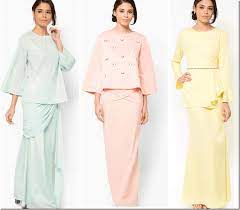 Dress jubah ratu arab sesuai untuk dinner kenduri. Pastel Modern Baju Kurung For Raya 2015 Fashion Inspiration