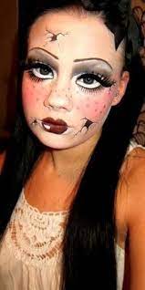 Diy Doll Costume Cracked Doll Makeup Doll Makeup Halloween Costumes Makeup