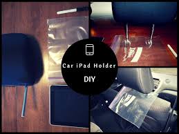 Diy Car Ipad Holder For Less A Dollar Dads Who Diaper Diy Ipad Holder For Car Ipad Holder Diy Ipad Holder