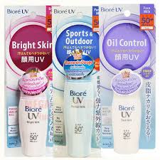 Aside from the protection it gives against uv damage, it can also help slow. 3x Kao Biore Uv Bright Protection Sunblock Face Milk White Pink Blue Spf 50 30ml Ebay