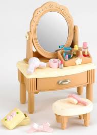 16 99 Aud Sylvanian Families Cute Doll Accessory Furniture Dresser Set From Japan Ebay Col Girls Dressing Table Calico Critters Furniture Family Furniture