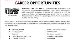 Masterplan consulting sdn bhd is a bumiputera fast growing integrator of competitive, innovative and practical business solutions based on information and communication. Oil Gas Vacancies Urw Vacancies Sarawak