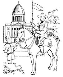 Canada Day Royal Canadian Mounted Police Coloring Pages Honkingdonkey Horse Coloring Pages Coloring Pages Canada Day