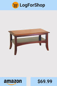 Coffee table constructed of solid and composite wood in black finish. Coffee Table Winsome Wood 94234 Craftsman Occasional Table Coffee Table Winsome Wood Coffee Table Furniture