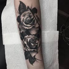 Black And Grey Rose Tattoo Realistic Rose Tattoos For Men Black And Grey Rose Tattoo Rose Tattoos For Women
