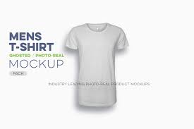 Download Mens Ghosted T Shirt Mockup Template Threadosaurus Com