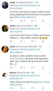 See more ideas about funny roasts, reddit roast, roast me. Rahul Vaidya Responds To Carryminati S Bigg Boss Roast