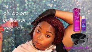 How To Dye Your Hair With Ion Color Brilliance Hair Dye Gemstone Collection Youtube