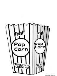 Various popcorn machines have been created since the 19th century. Printable Popcorn Coloring Pages Movie Popcorn Bucket Coloring Coloring Home