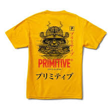 90 Fashion Black And Yellow Graphic Tee Samurai Primitive Tee Tee Tees Teeshirt Tshirt Camiseta Apparel Clothing Streetwear Fashion Outfit Trend Tendance C T Shirts S Tee Shirts Shirts
