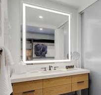 China Modern Square Frameless Wall Mounted Bathroom LED ...