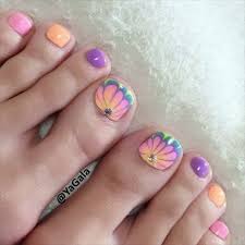 Summer nail art is all about bright colors. 50 Pretty Toe Nail Art Ideas For Creative Juice