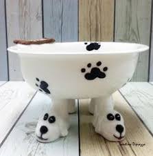 Personalised Small Dog Bowl Elevated Pet Dish Walking Etsy Dog Bowls Ceramic Dog Bowl Personalized Dog Bowls