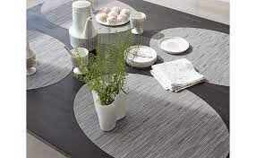 Bamboo placemats, designed by sandy chilewich, are made of textured durable woven vinyl fabric, which is easy to clean and care for. Oval Placemats Runners Reviews 14 X 19 25 In Bamboo Chilewich