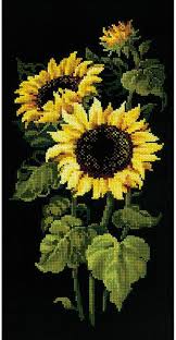 Sunflowers Cross Stitch Kit