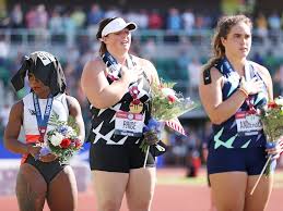 The hammer thrower raised her fist on the podium in 2019. M0 L6r Oxbmsvm