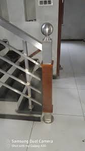 Steel staircase designs sleek durable and strong. Pin By Vinod Kumar On Krishna Steel Febrication Stainless Steel Stair Railing Stair Railing Design Steel Grill Design