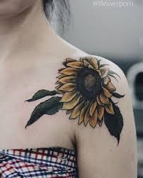 Tattoo · back sunflower tattoo. 50 Amazing Sunflower Tattoo Ideas For Creative Juice