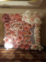 Decoration Balloon And Paper Flower Balloon Decoration Paperflower Decor Pinata Halloween Decorations Girl Birthday Decorations Baby Birthday Decorations