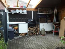 Unsere Outdoorkuche Mit Udden Kuchenelementen Von Ikea Outdoor Kuche Kuchenelemente Kuche