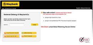 In other words, create your profile. Unlock User Id Maybank2u