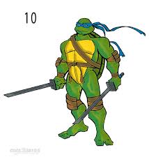 Good luck and have fun! How To Draw A Ninja Turtle Step By Step Pictures