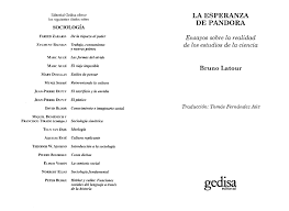 Ver películas completas gratis, nuevos. La Esperanza De Pandora Bruno Latour Pdf Txt