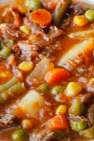 My Mom S Old Fashioned Vegetable Beef Soup Homemade Vegetable Beef Soup Beef Soup Recipes Soup With Ground Beef