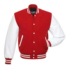 You can customize our varsity jackets in any way you want materials, colors, logos, letters and numbers. Jacketshop Jacket Black Wool White Leather Letterman Jacket