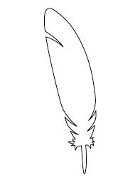 Chloe s closet coloring pages printable games. Stencil Feather Template Printable Novocom Top