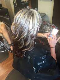 Heavy Blonde Highlight With Red Underneath Heavy Blonde Highlights Blonde Highlights Blonde Hair With Brown Underneath
